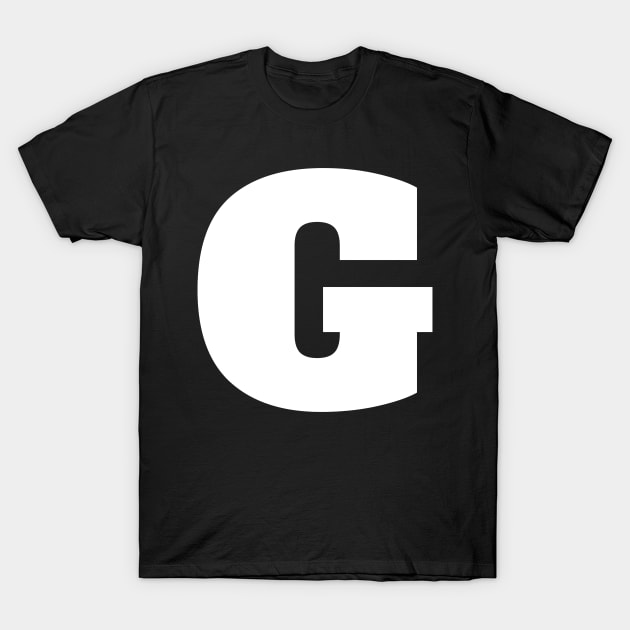 Alphabet G (Uppercase letter g), Letter G T-Shirt by maro_00